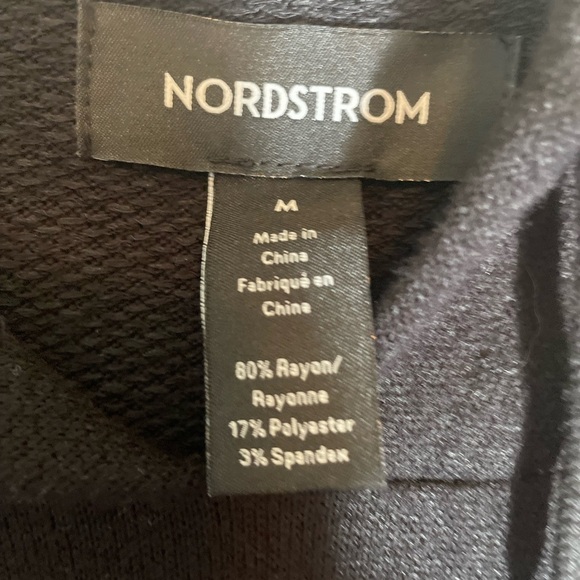 NORDSTROM Mens black hooded sweater - Picture 11 of 12